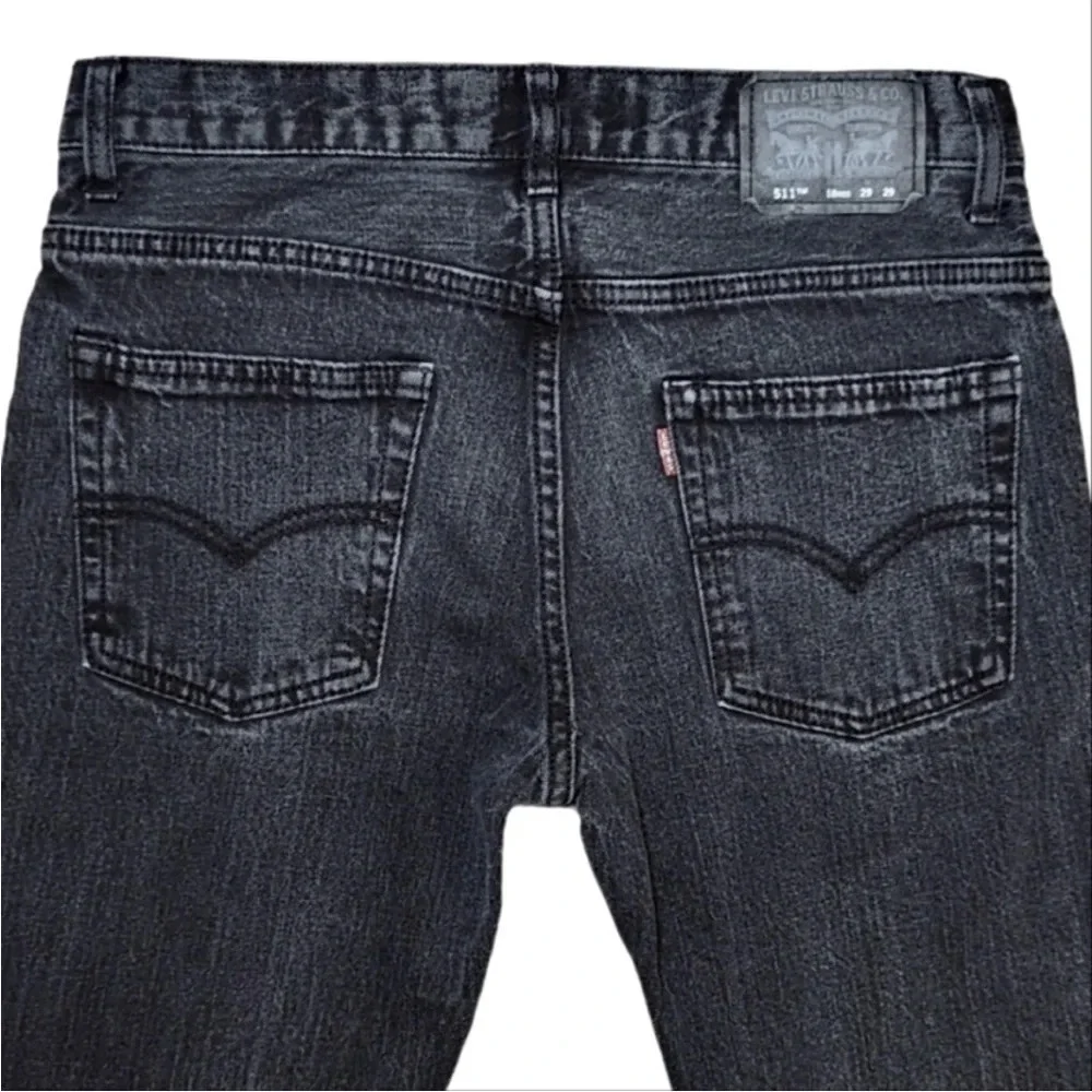 ☀️LEVI’S 511 Slim Charcoal Grey Jeans